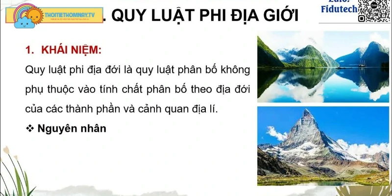 Hiểu rõ quy luật địa đới là gì