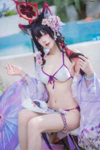 119+ Tuyệt Phẩm Abaoyeshitunia1 Cosplay Kosaka Wakamo Swimsuit Đốn Tim Fan