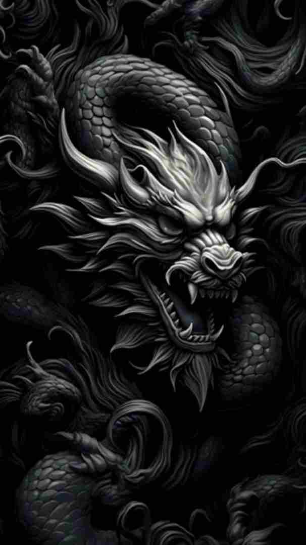 ảnh rồng đen ngầu 34