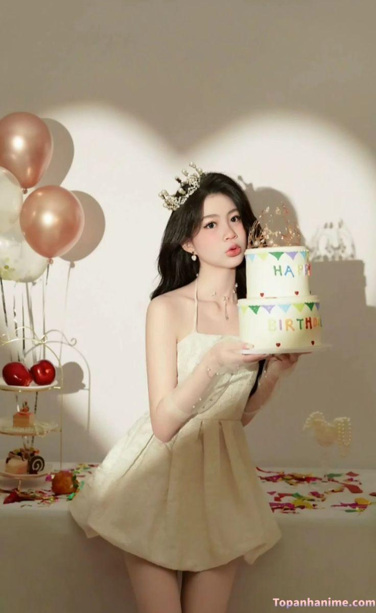 ảnh gái xinh chúc mừng sinh nhật 4