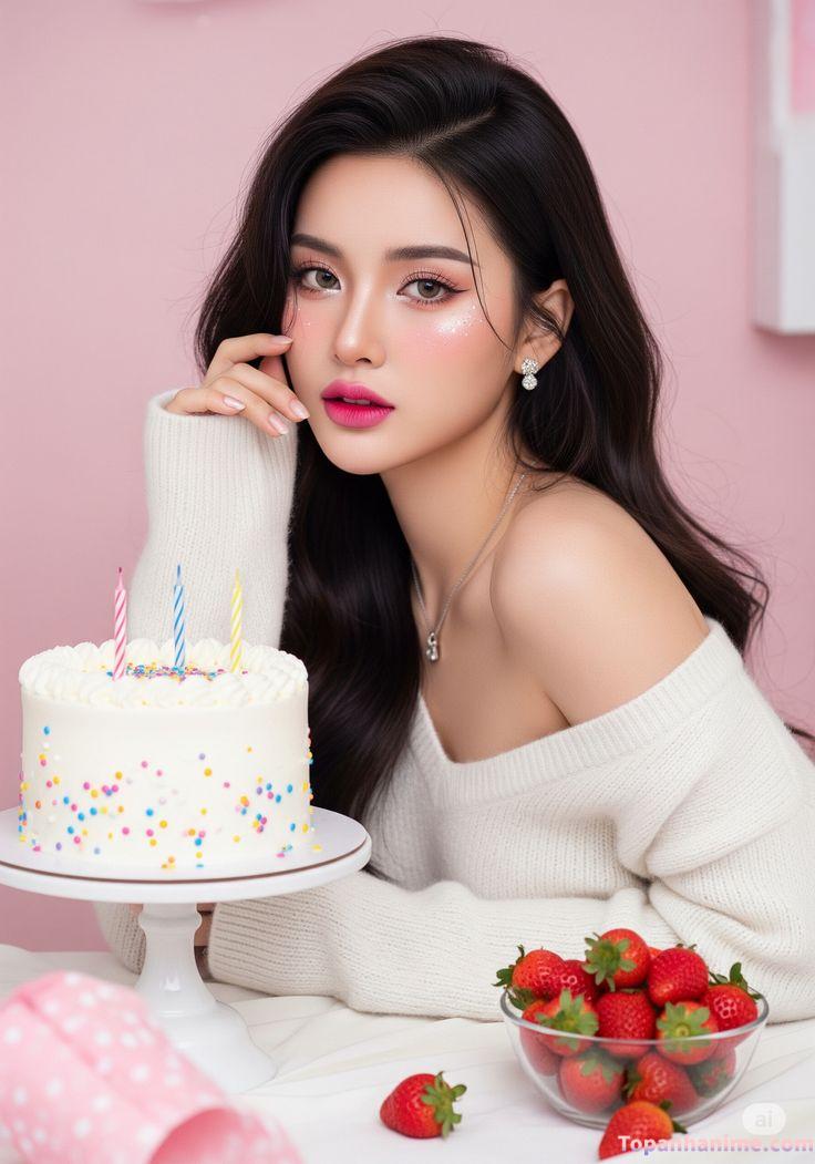 ảnh gái xinh chúc mừng sinh nhật 8