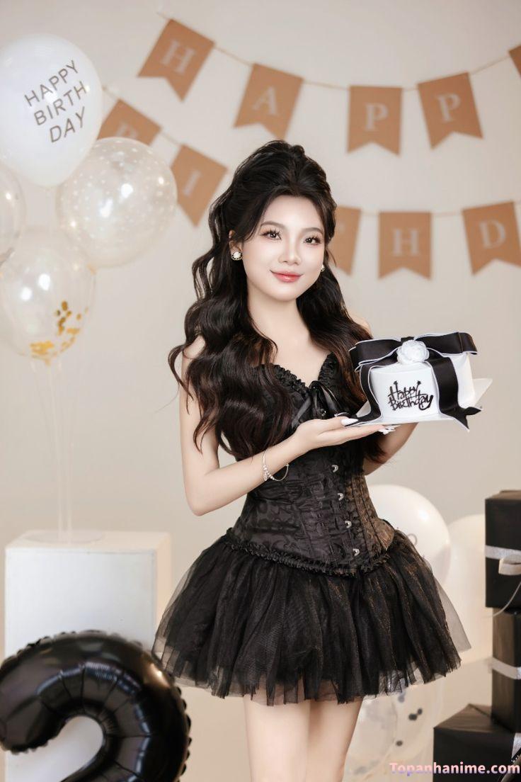 ảnh gái xinh chúc mừng sinh nhật 9