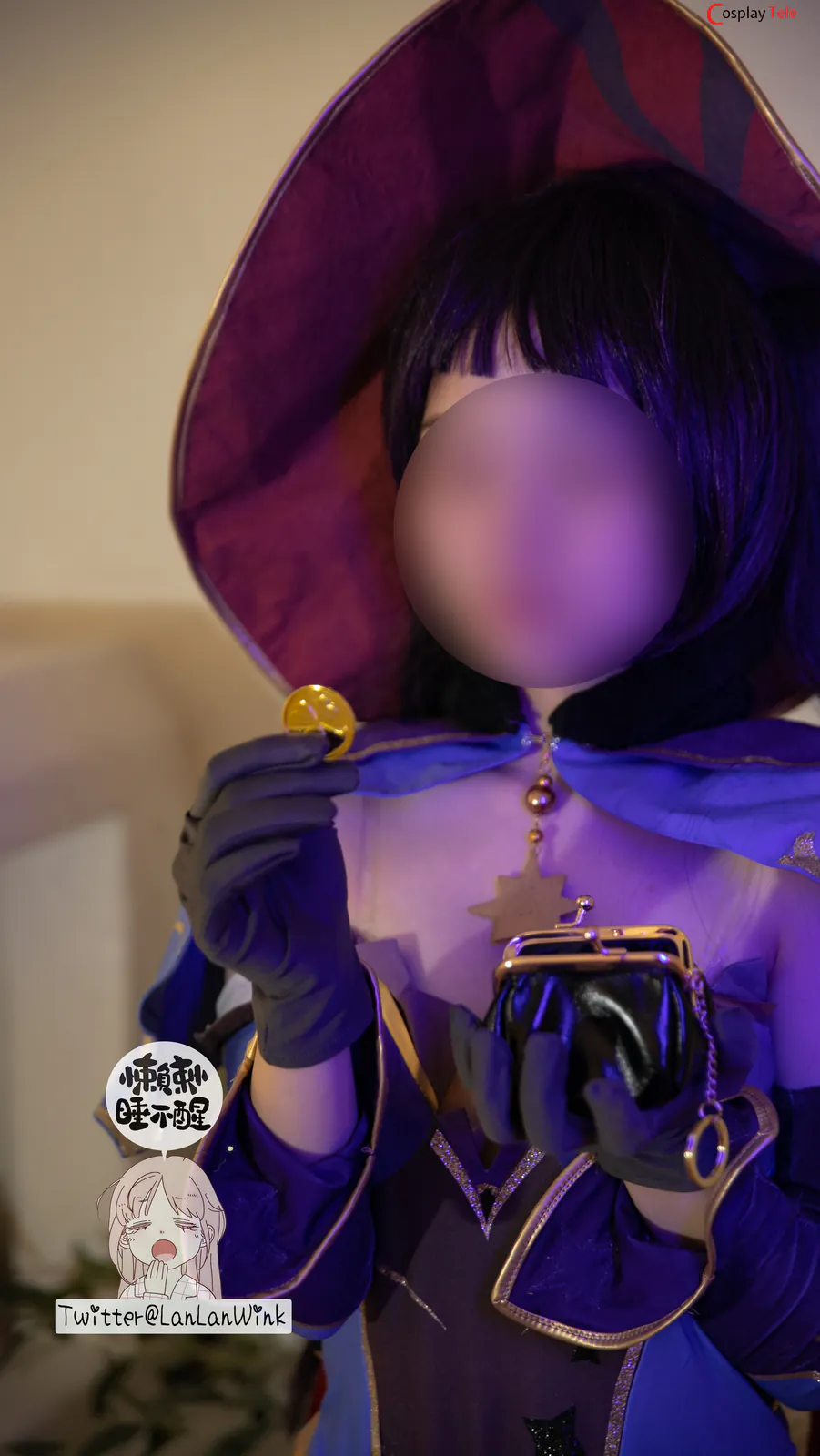 LanLanWink cosplay Mona 18