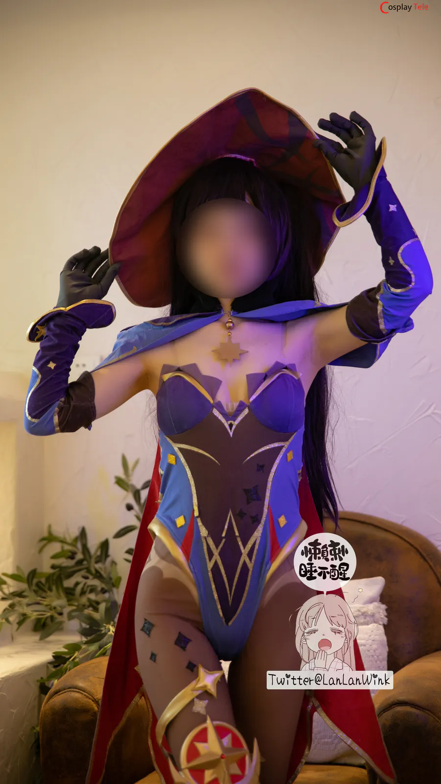 LanLanWink cosplay Mona 1