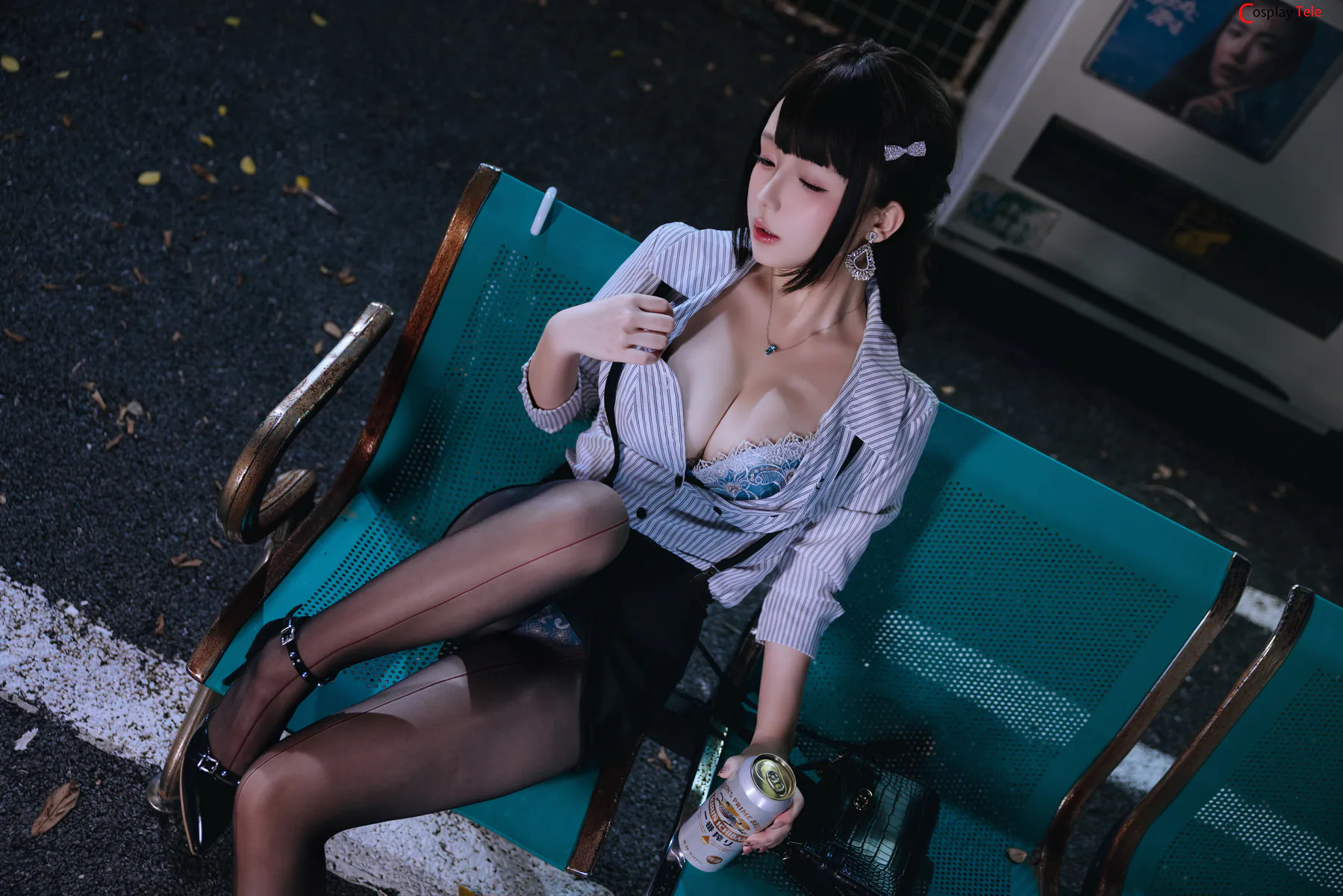 Rinaijiao cosplay Office Lady 9