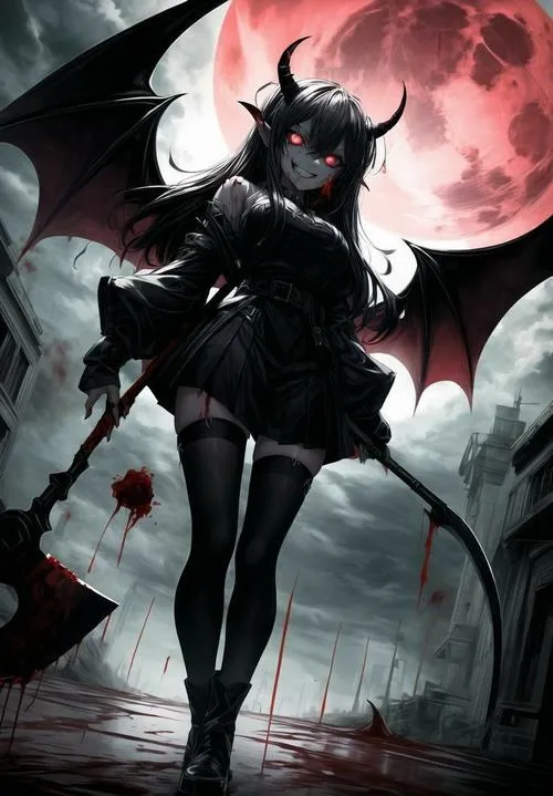 Ảnh Ác Quỷ Anime Nữ Ngầu lạnh lùng 52