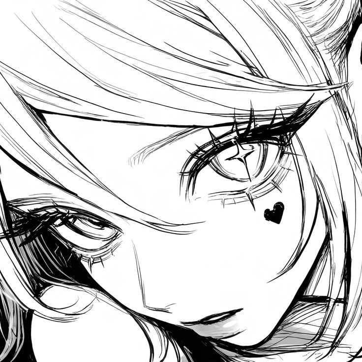 Ảnh Anime Đen Trắng 18