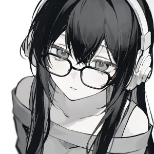 159+ Tuyển chọn Ảnh Anime Nữ Đen Trắng Đẹp Mê Hoặc Choáng Ngợp