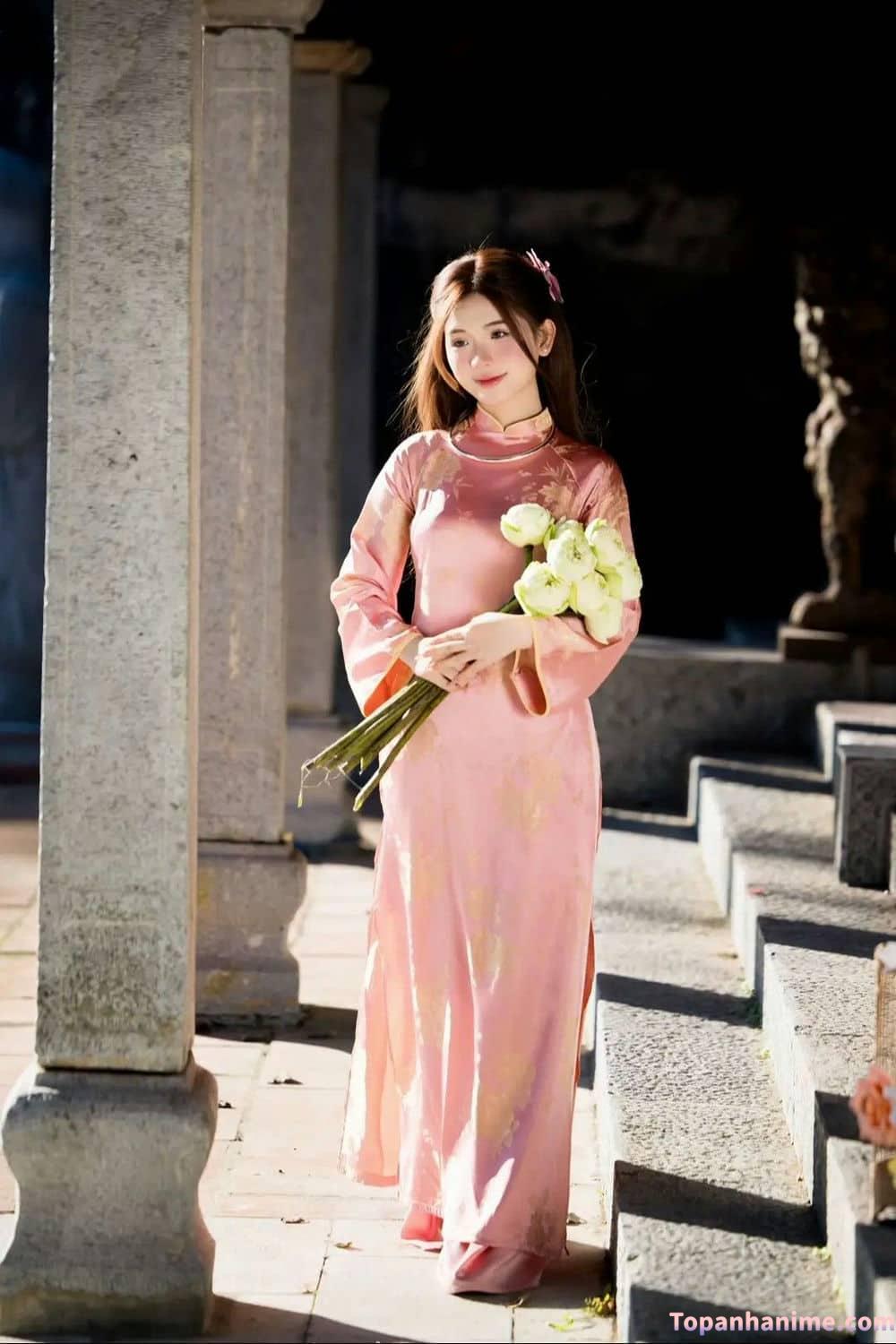 ảnh gái mặc áo dài 25