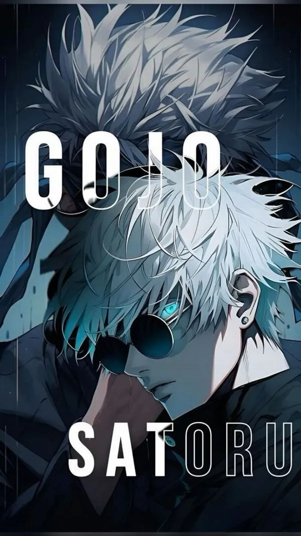 Hình Ảnh Gojo Manga Trắng Đen 25