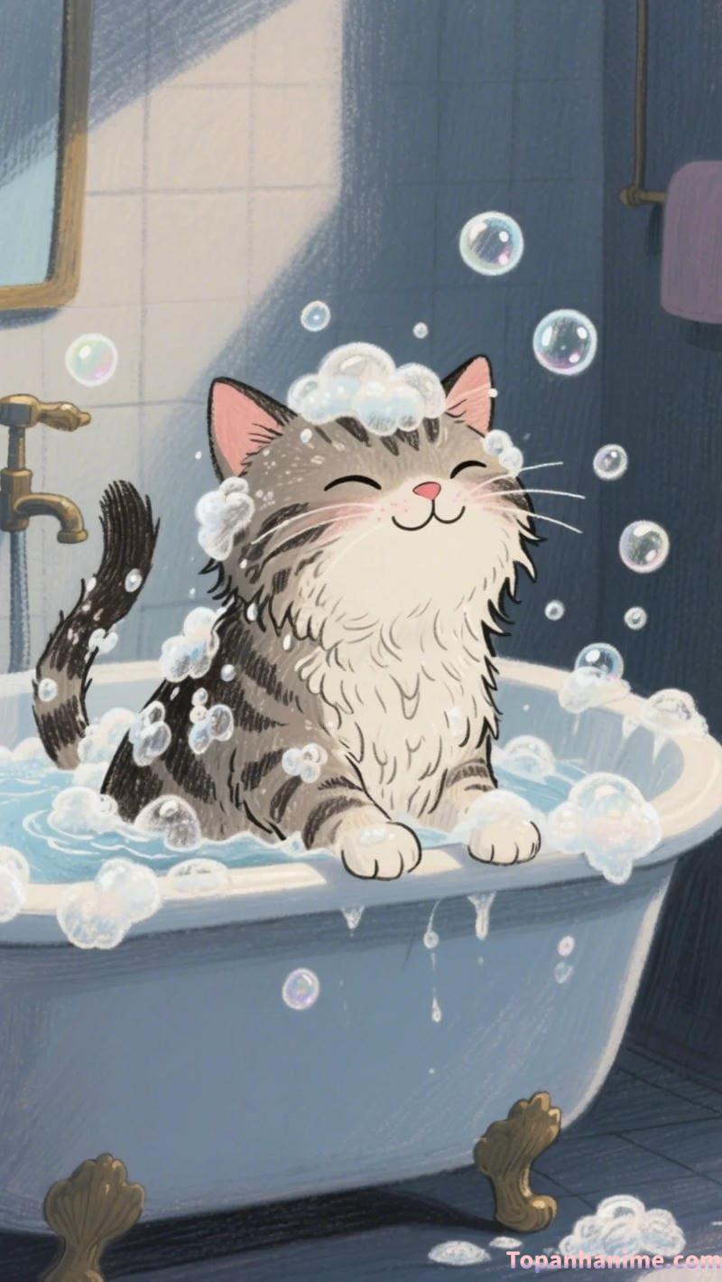 ảnh mèo anime 3