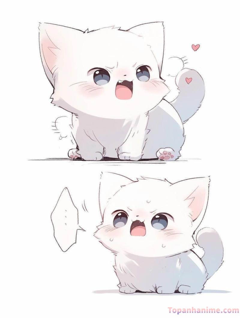 ảnh mèo chibi 4