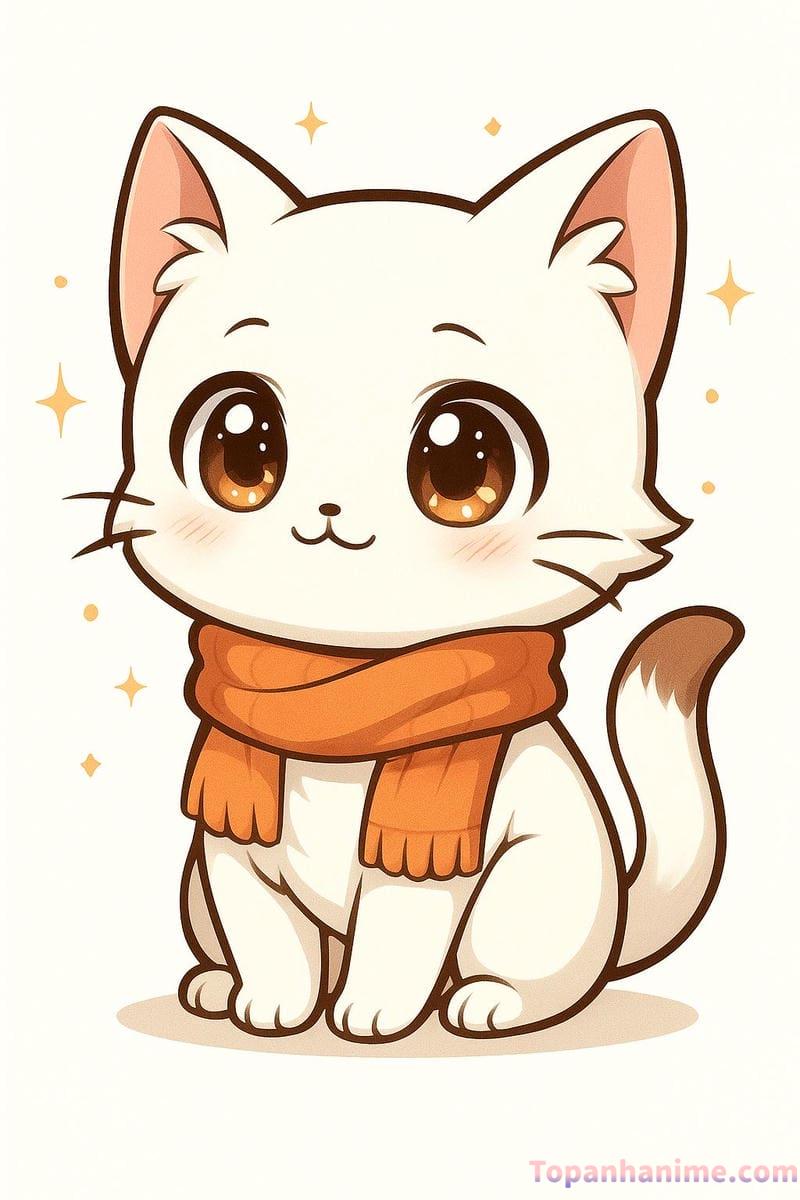 ảnh mèo chibi 15