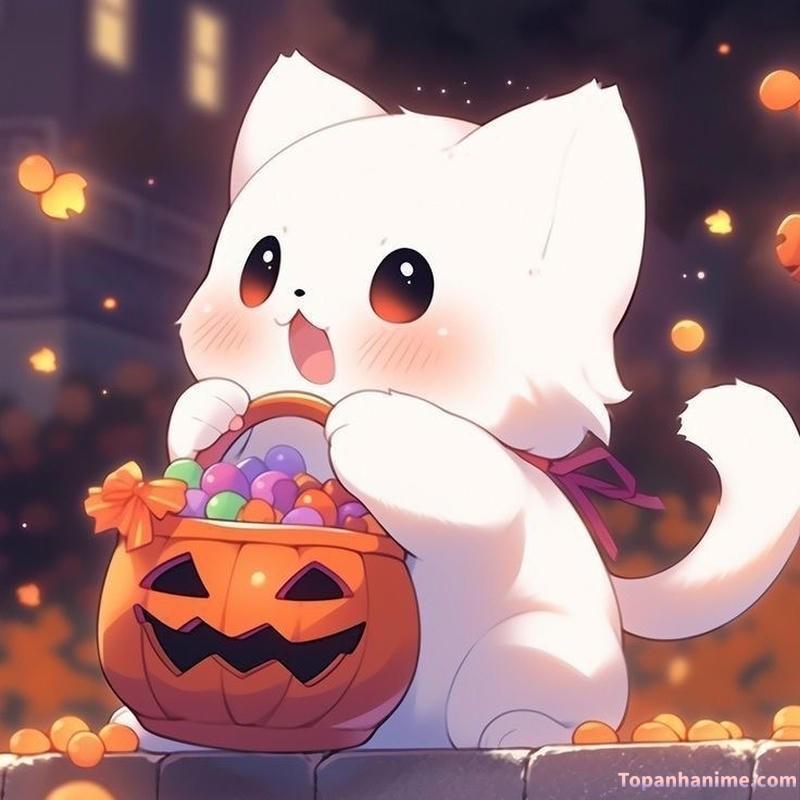 ảnh mèo chibi 28