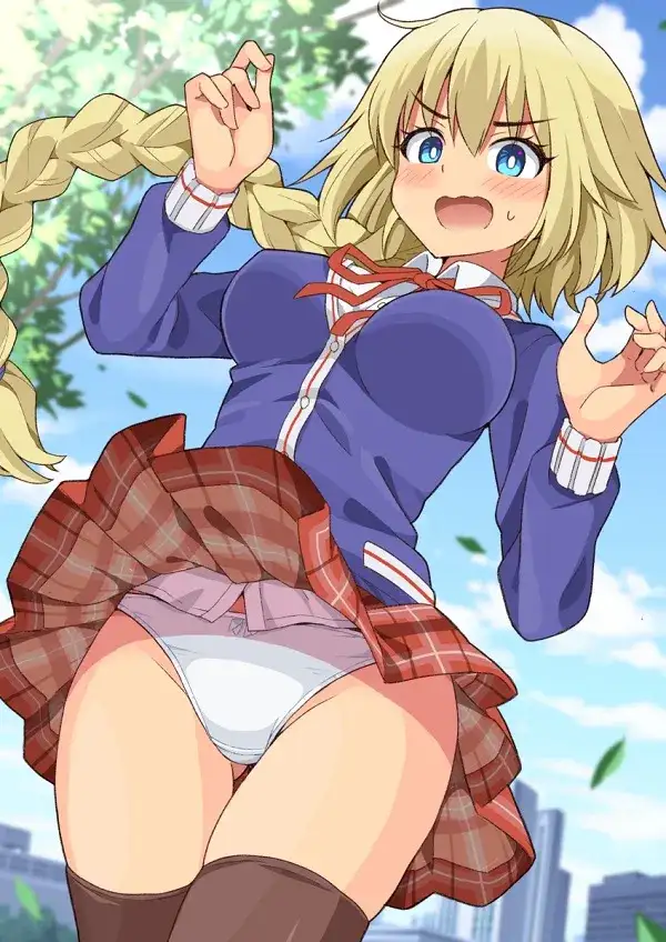 Ảnh tốc váy anime 19