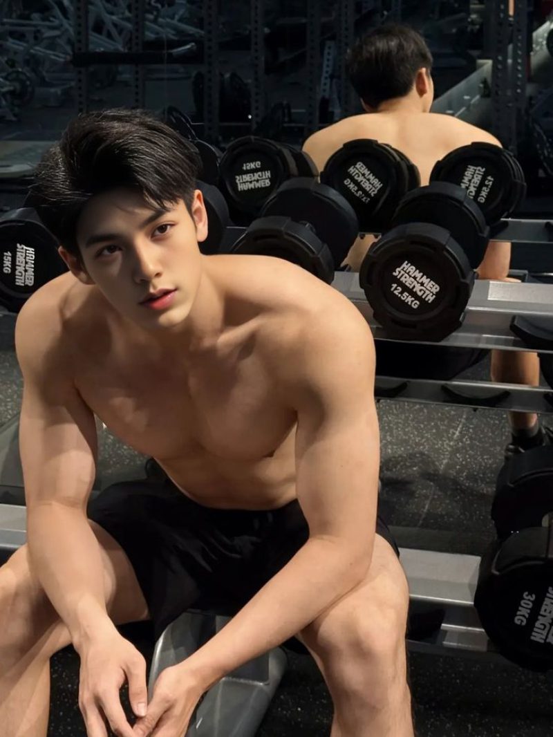 Ảnh trai đẹp sáu múi body săn chắc 3