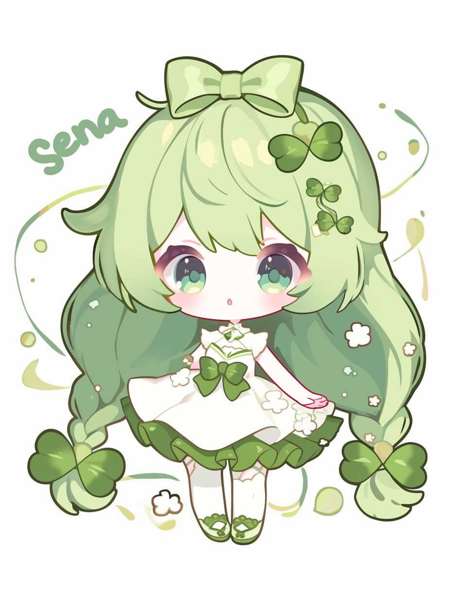 Anime cute chibi girl 22