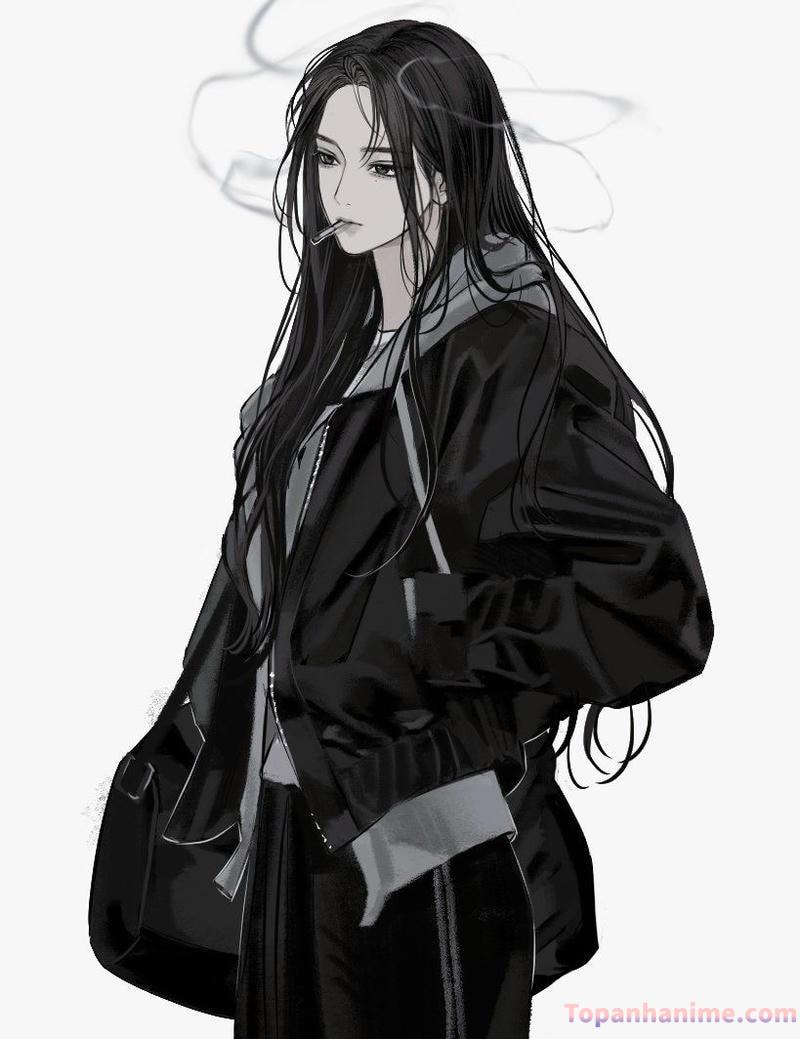 ảnh anime hút thuốc 24