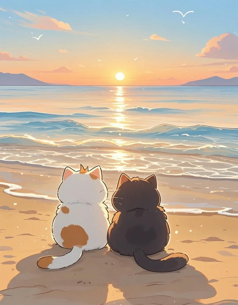 ảnh mèo anime 21