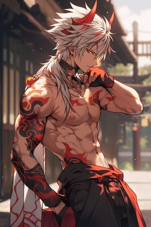 Hình Ảnh Ác Quỷ Nam Anime Ngầu 49