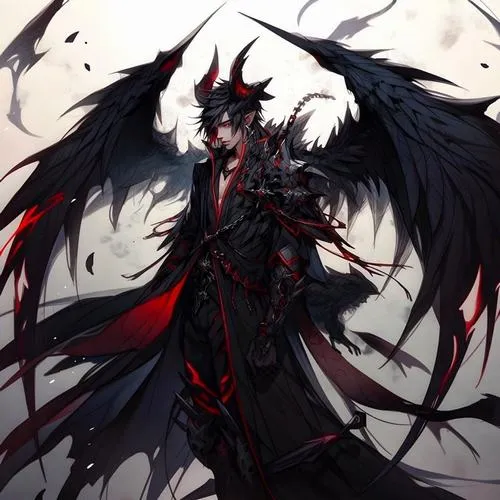 Hình Ảnh Ác Quỷ Nam Anime Ngầu 71