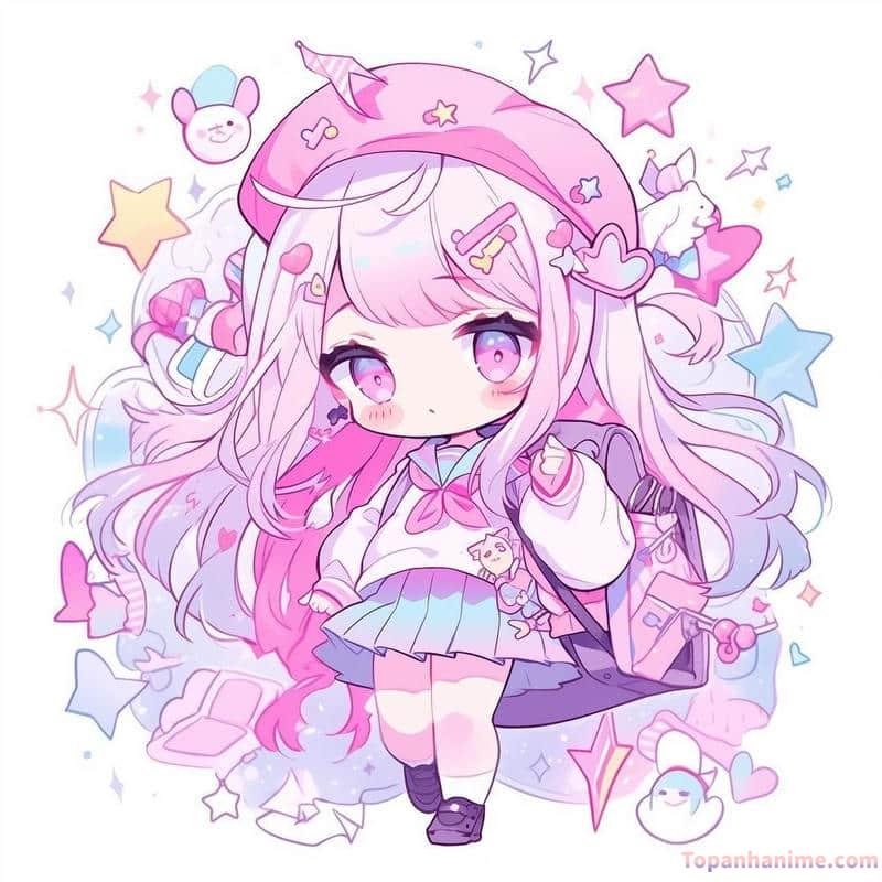 hình chibi cô gái 13