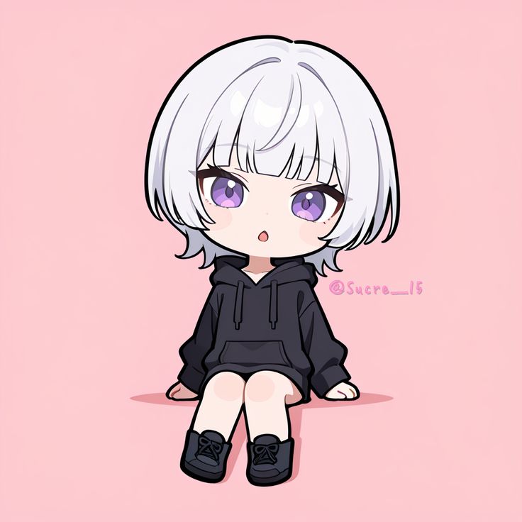 Hình Ảnh Chibi Nữ Cute Đơn Giản 4