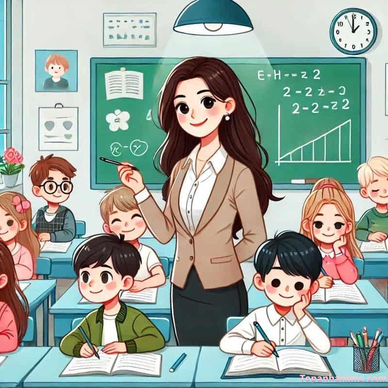 Hình ảnh cô giáo chibi 17