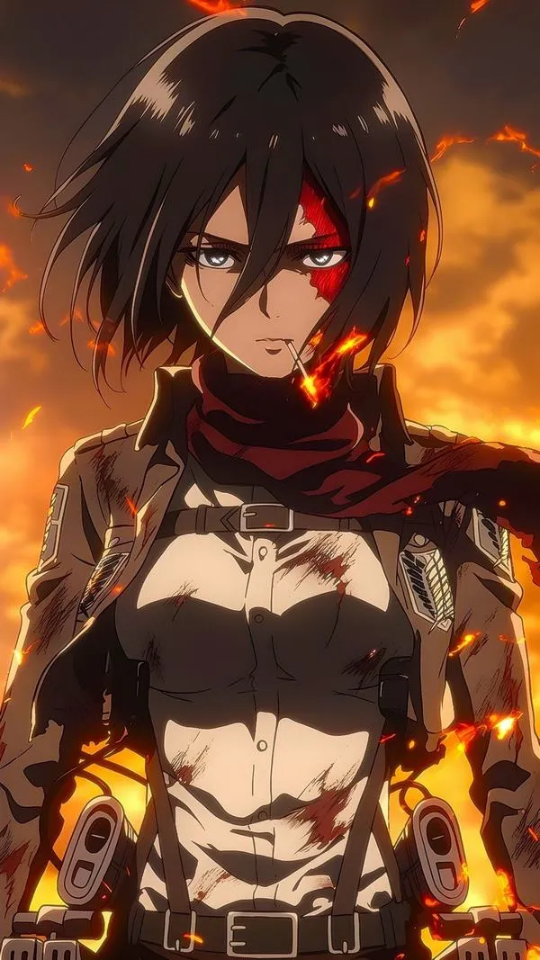 Hình Ảnh Mikasa Ackerman 11