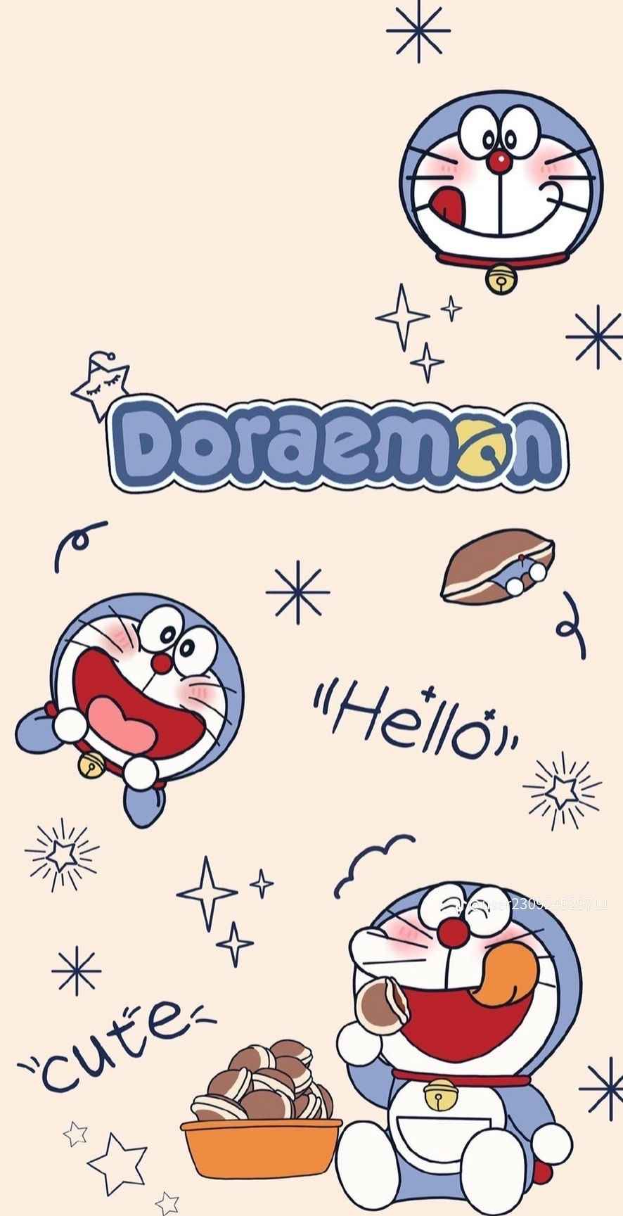 Hình Nền Doremon Cute 10