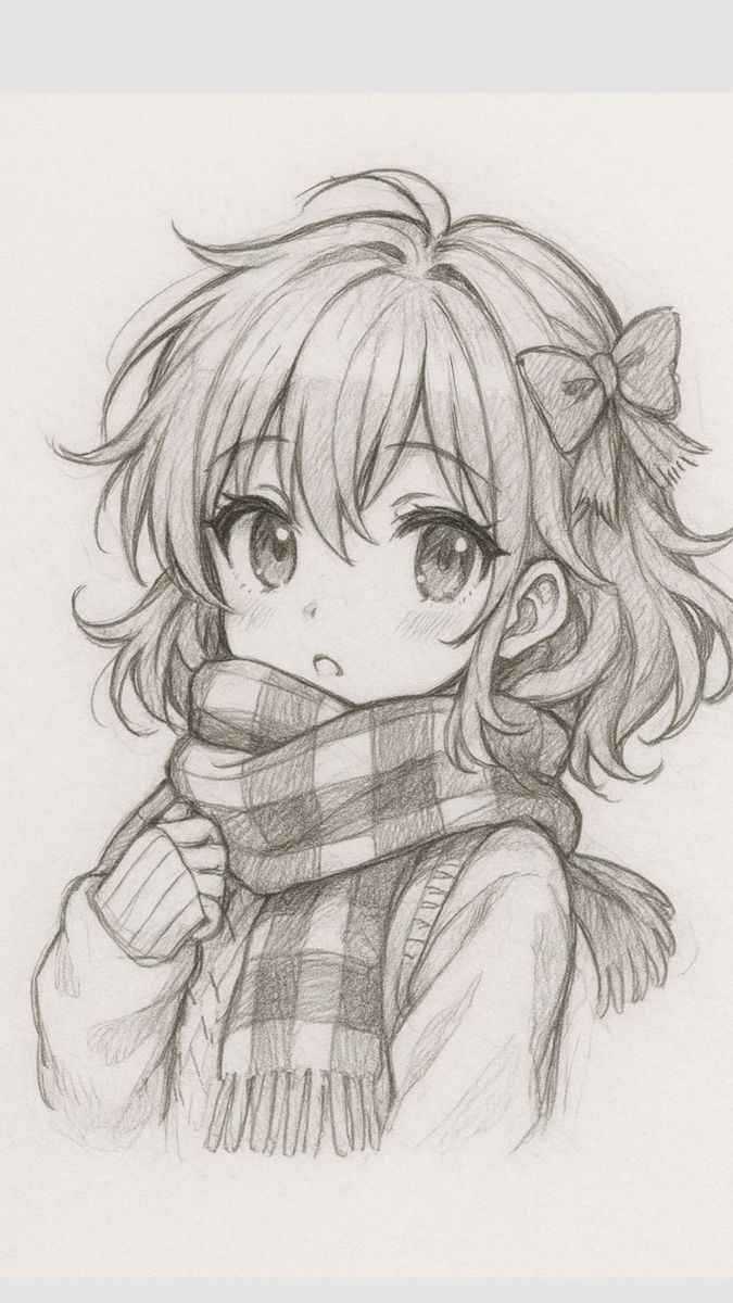Hình Vẽ Anime Cute 10