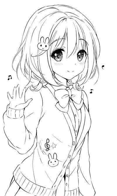 Hình Vẽ Anime Cute 16
