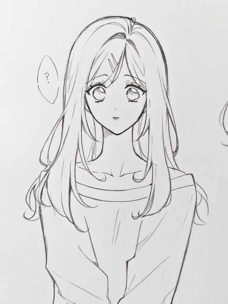 Vẽ Anime Nữ Đơn Giản 16