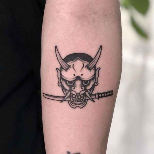 Hình Xăm Mặt Quỷ 16