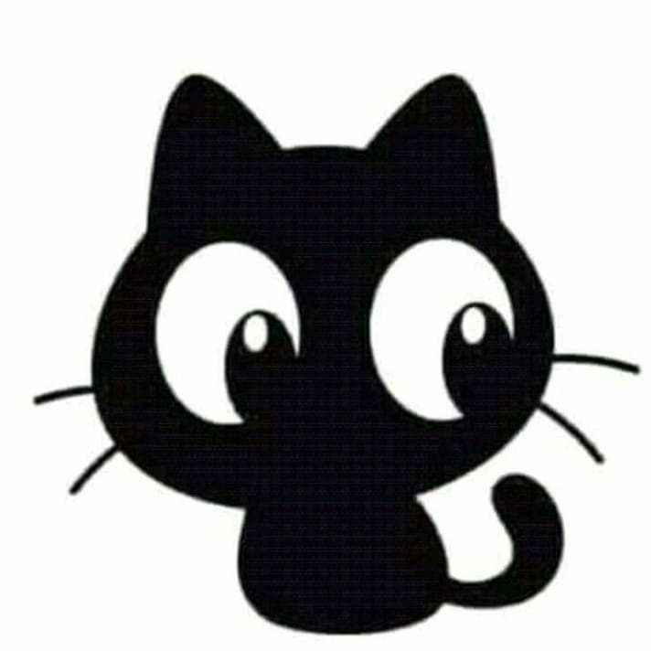 Mèo đen anime 8