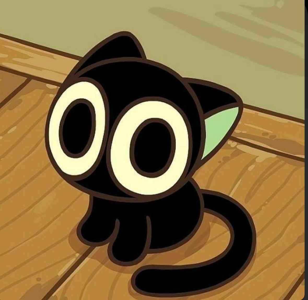 Mèo đen anime 10