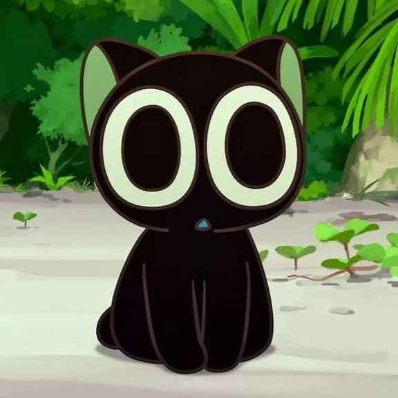 Mèo đen anime 19