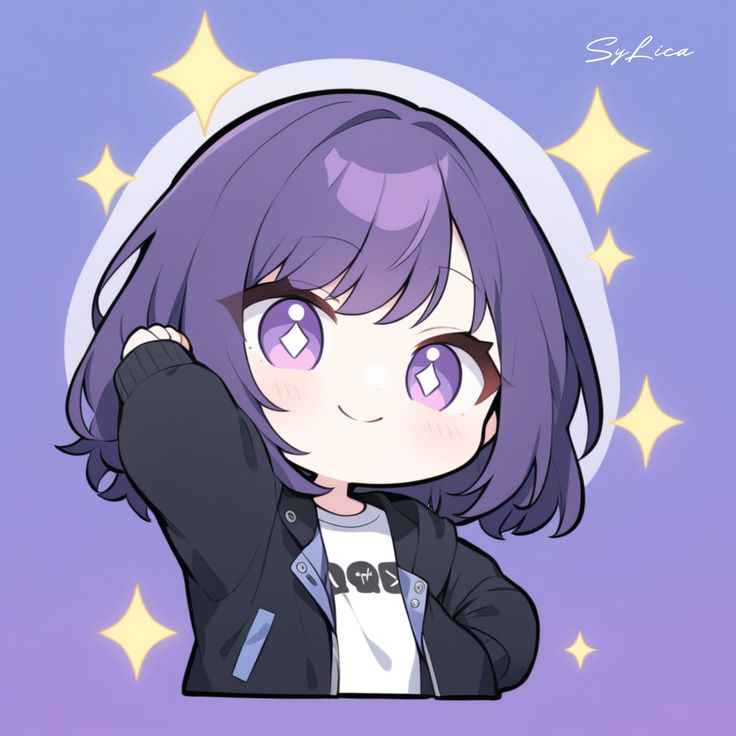 Ngộ nghĩnh anime chibi girl cute dễ vẽ 10