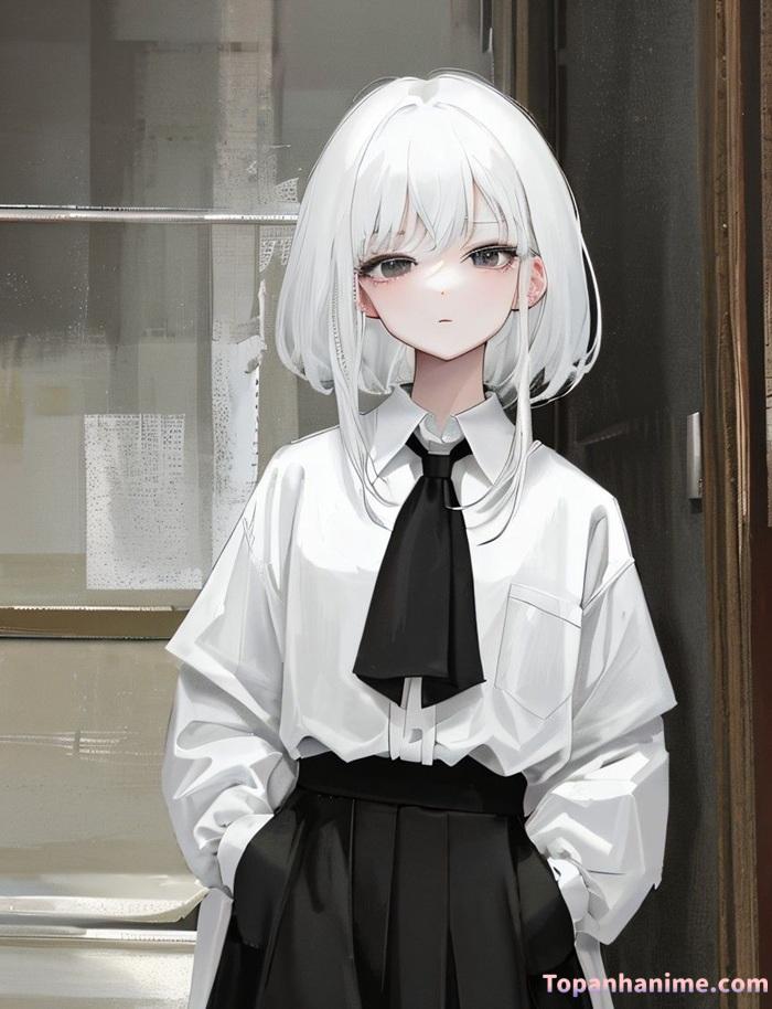 ảnh anime nữ tóc ngắn 23
