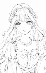 119+ Tranh Tô Màu Anime Girl Ngầu Nhất Định Phải Thử!
