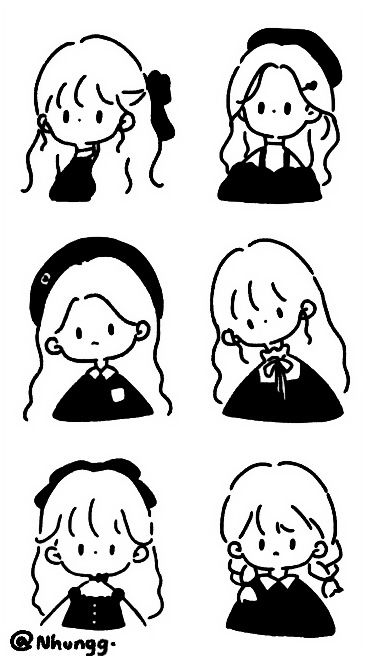 Vẽ Anime Đơn Giản Chibi 9