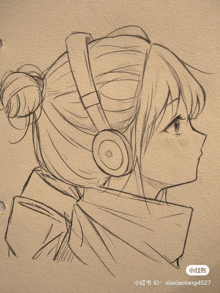 Vẽ Anime Nữ Đơn Giản 2
