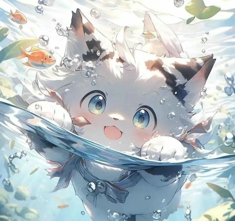 ảnh mèo anime 44