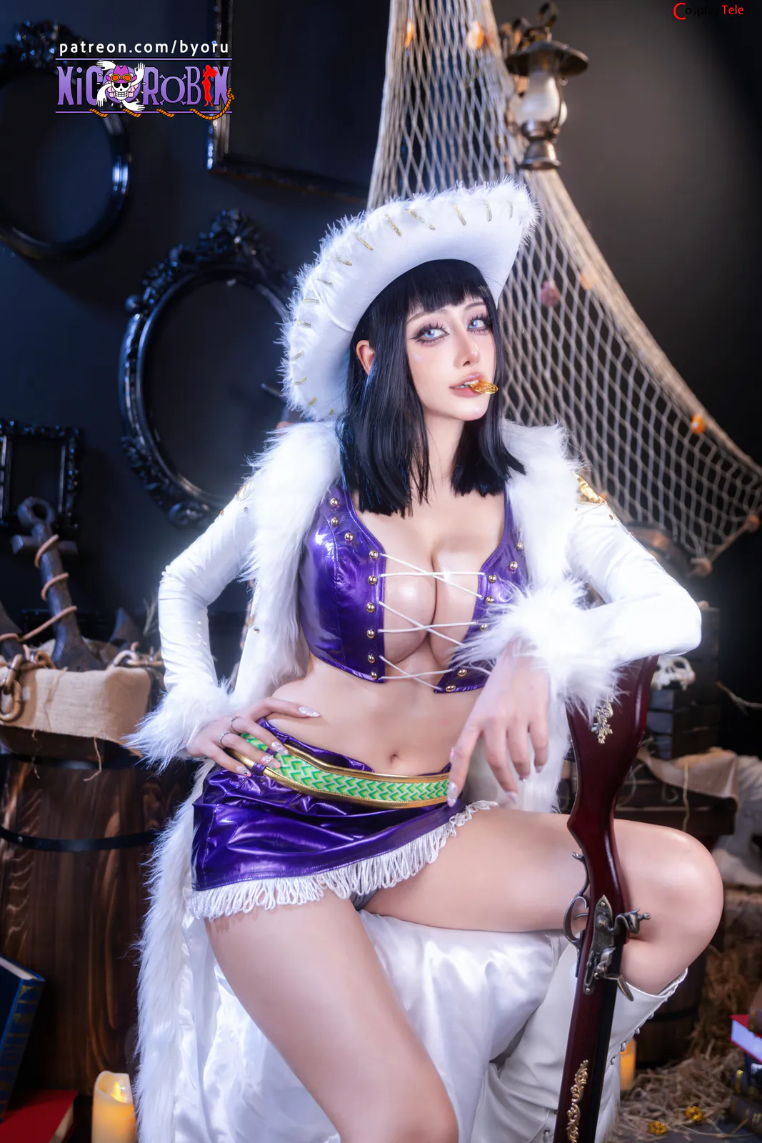 Byoru cosplay Nico Robin Baroque Works 10