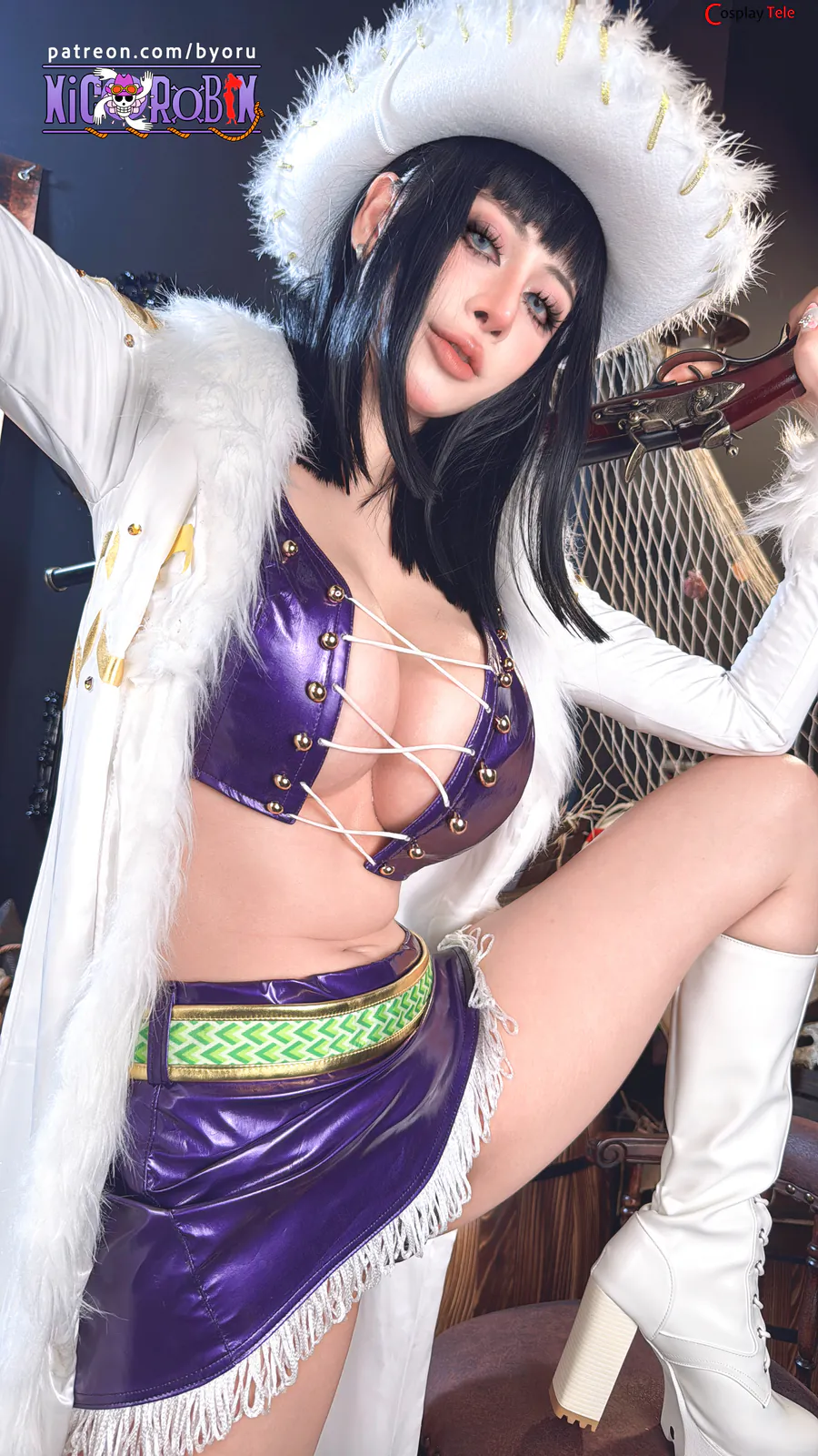 Byoru cosplay Nico Robin Baroque Works 59