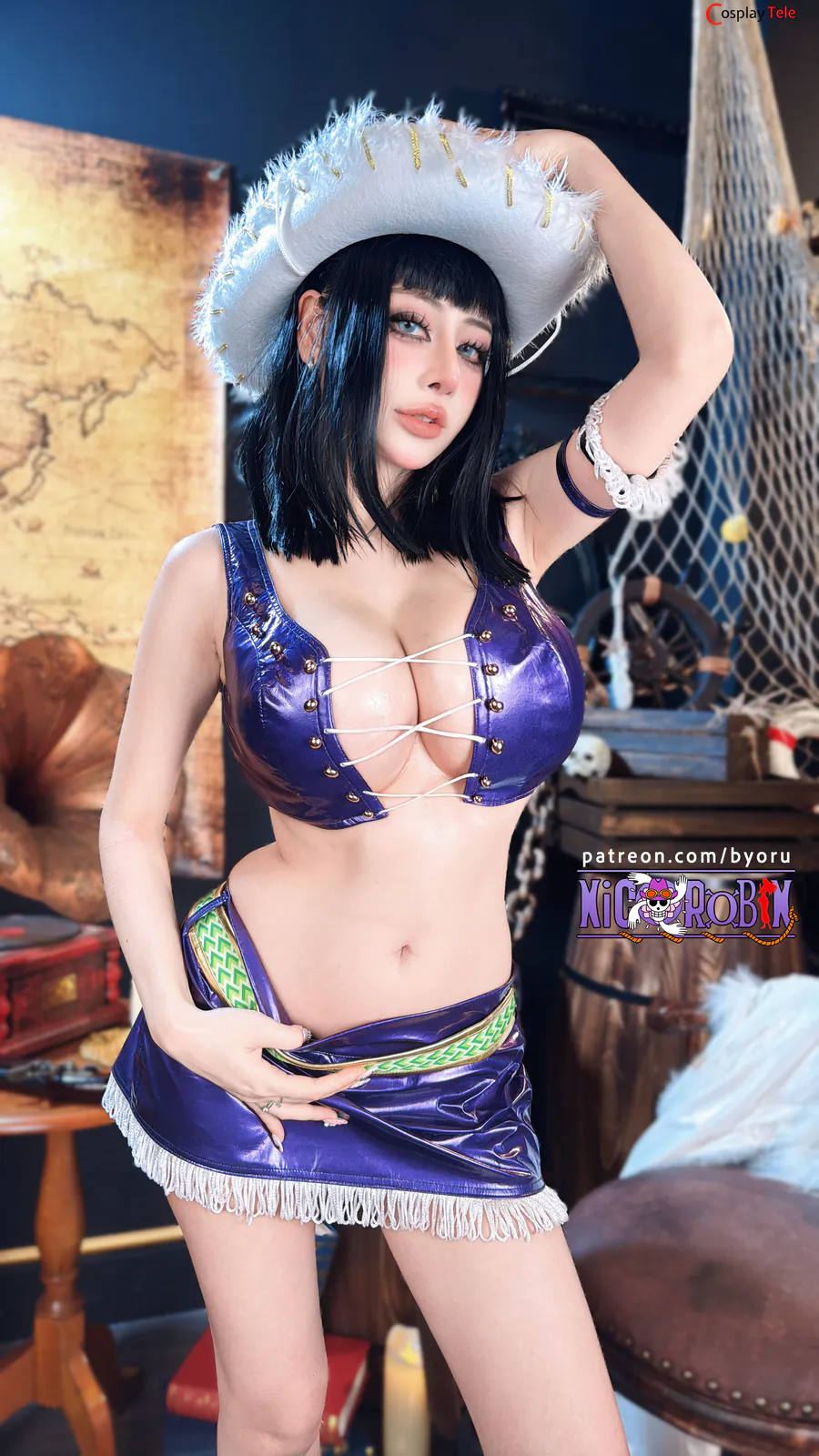 Byoru cosplay Nico Robin Baroque Works 62