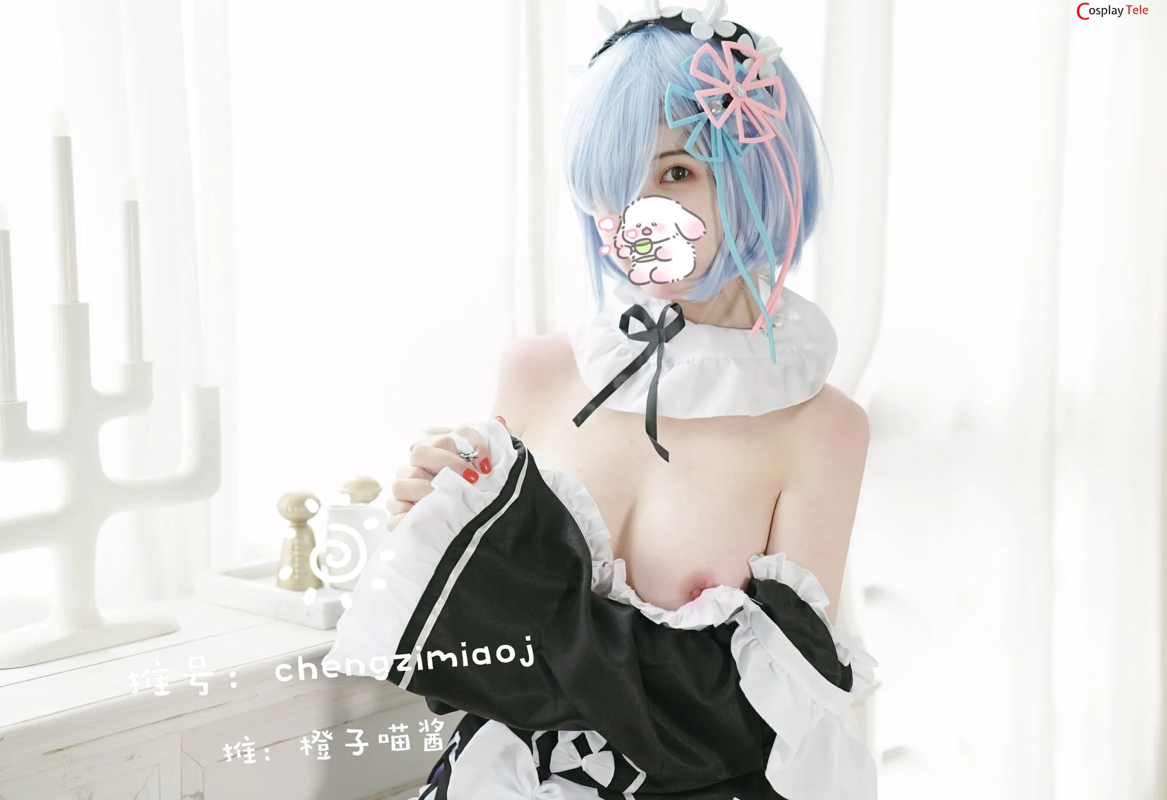 Chengzimiaoj cosplay Rem 37