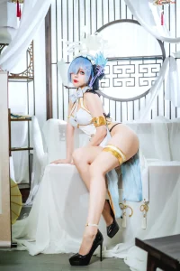 119+ Tuyệt Tác Hoshilily Cosplay Rem Cheongsam: Đốn Tim Fan Anime