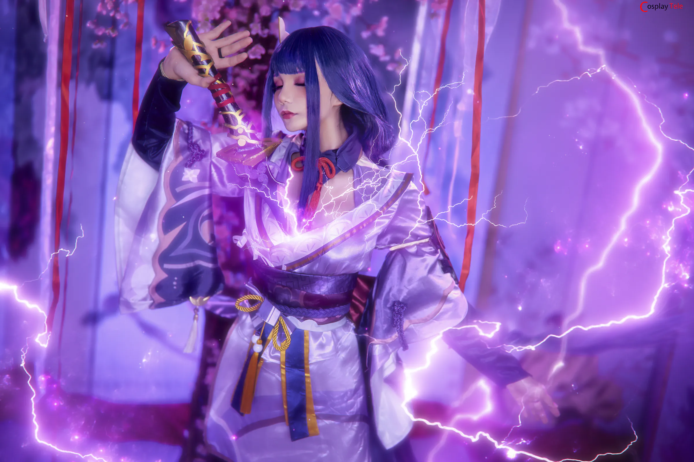 Joyce cosplay Raiden Shogun 1