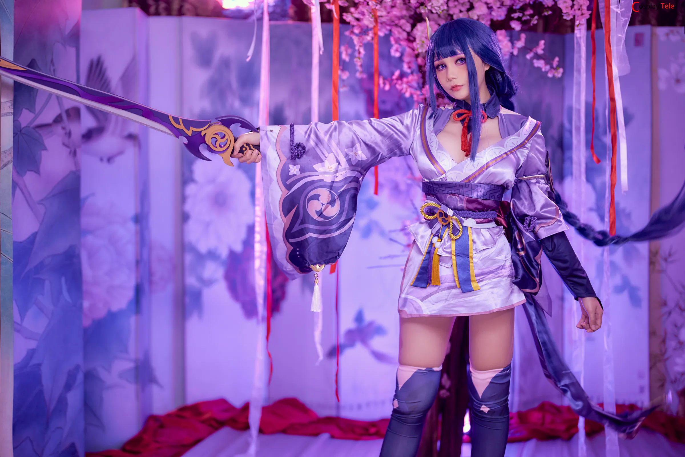 Joyce cosplay Raiden Shogun 3
